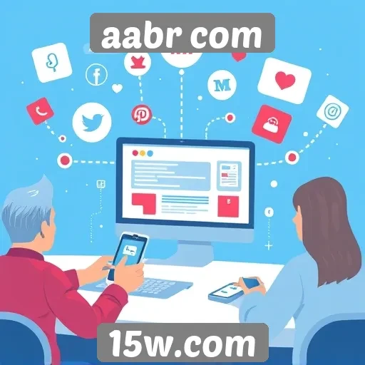 Integração de redes sociais no site aabr com